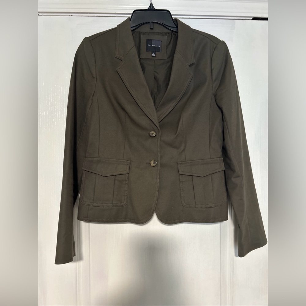 The Limited Dark Olive Blazer